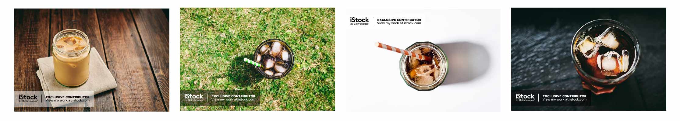 Iced Coffee and Cold Brew Stock Photography.